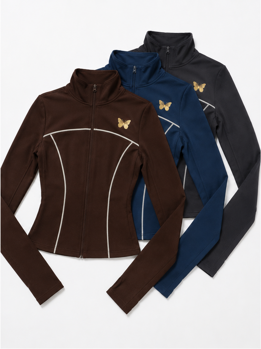 Belle Set Jacket - Amber Brown