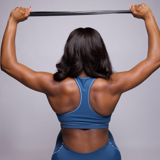 Belle Set Sports Bra - Royal Blue