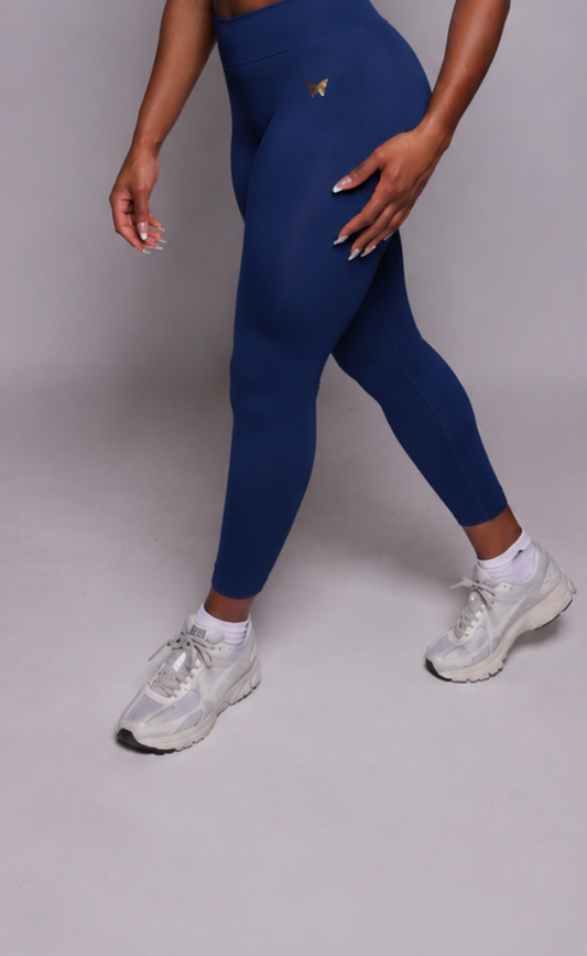 Athletic Leggings - Slate blue