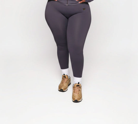 Athletic Leggings - Charcoal Grey
